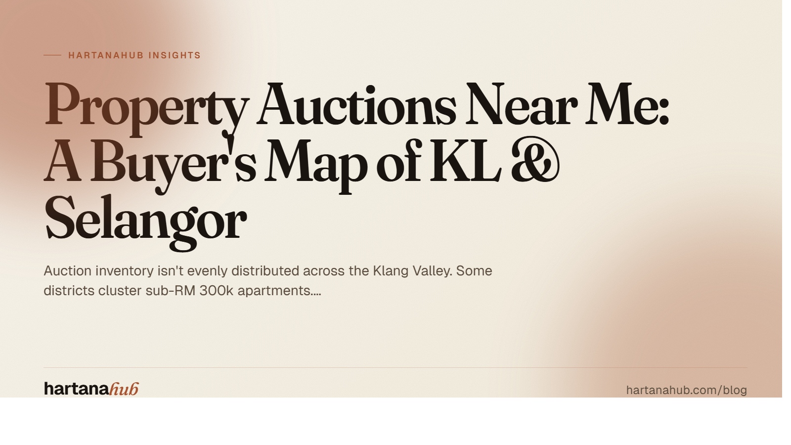 Property Auctions Near Me: A Buyer's Map of KL & Selangor